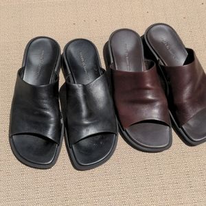 Croft & Barrow open toe slides size 8.5 2 pair!